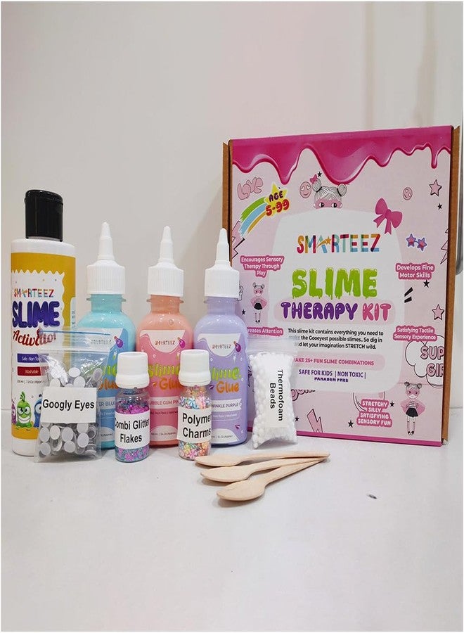SMARTEEZ Birthday Return Gift for Girls | Pack of 6 | Slime KIT | Colorful Slime | Shimmer Slime | Safe | Non Toxic | PARABEN Free | Kid Friendly - Image 3